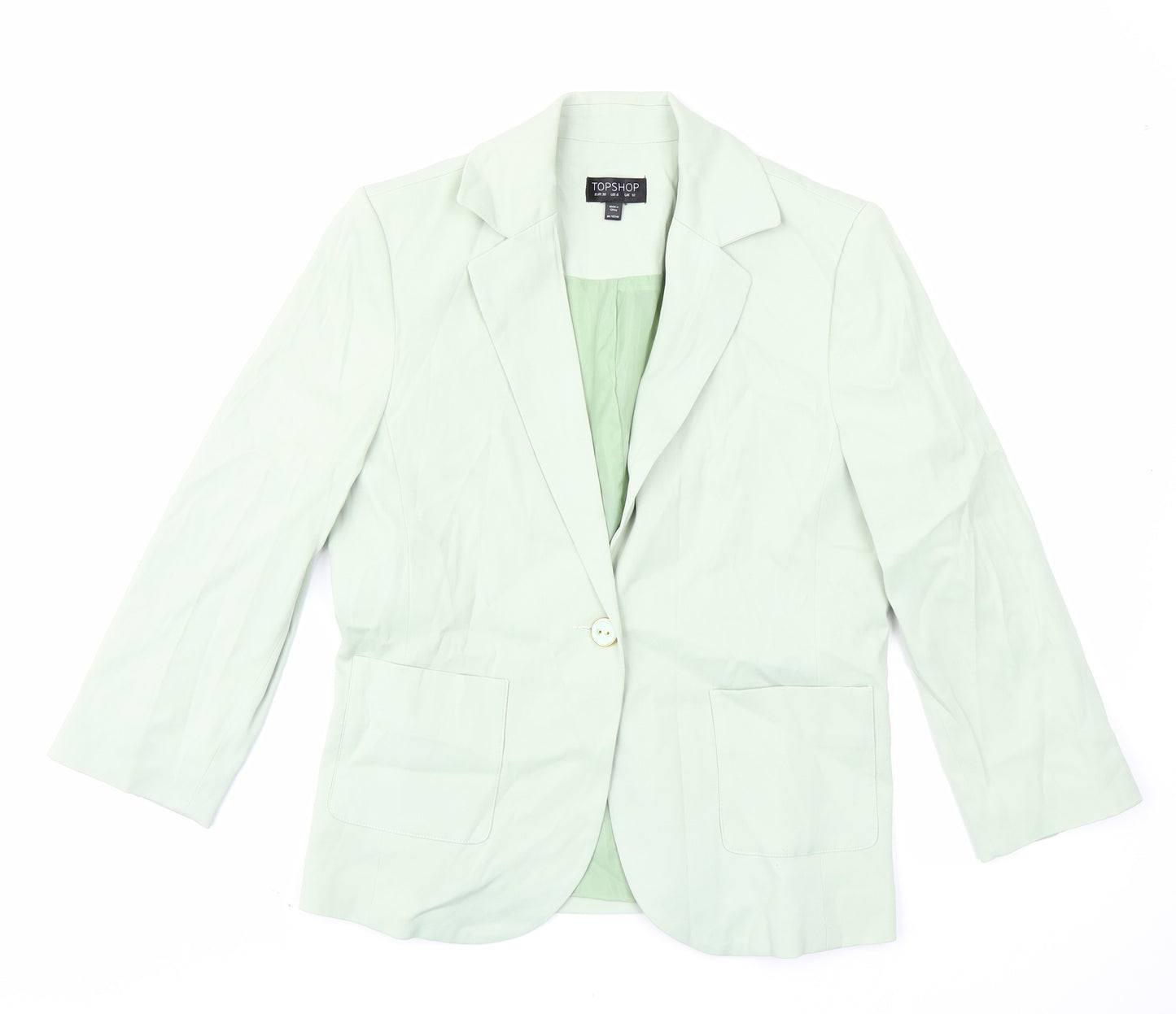 Topshop Womens Green   Jacket  Size 10
