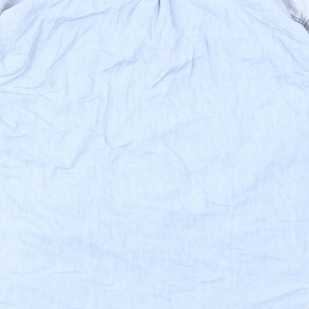 NEXT Mens Blue  Denim  Button-Up Size L