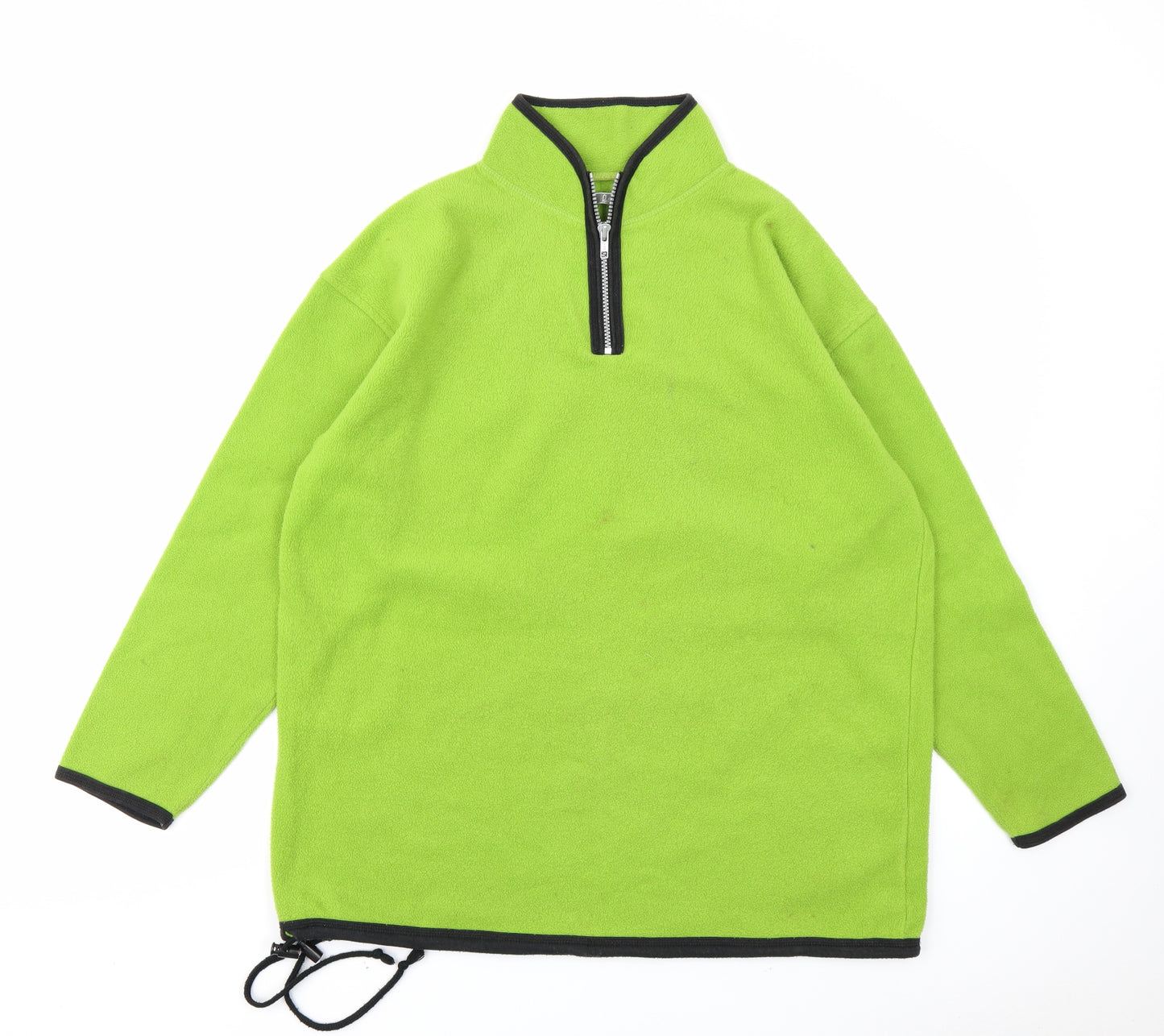 labada Womens Green  Fleece Pullover Sweatshirt Size 14