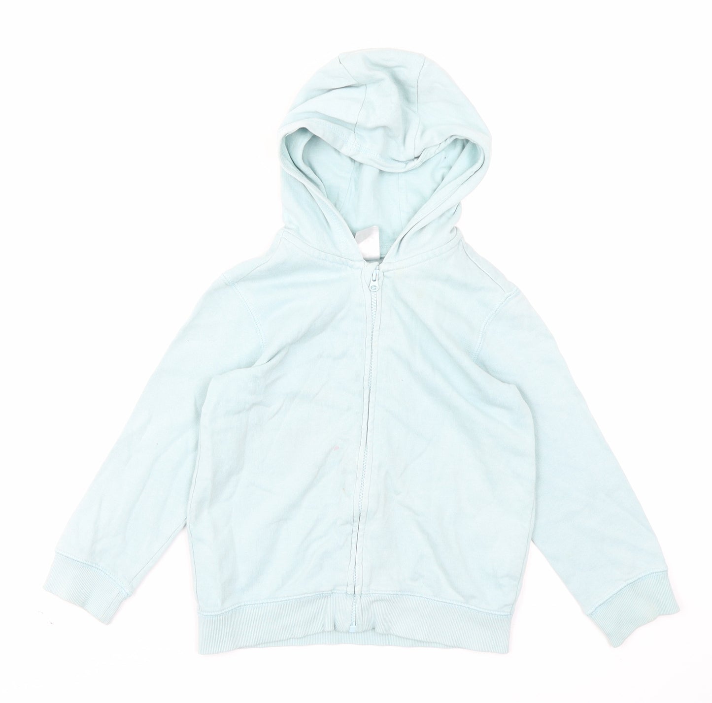 H&M Girls Blue   Full Zip Hoodie Size 2 Years