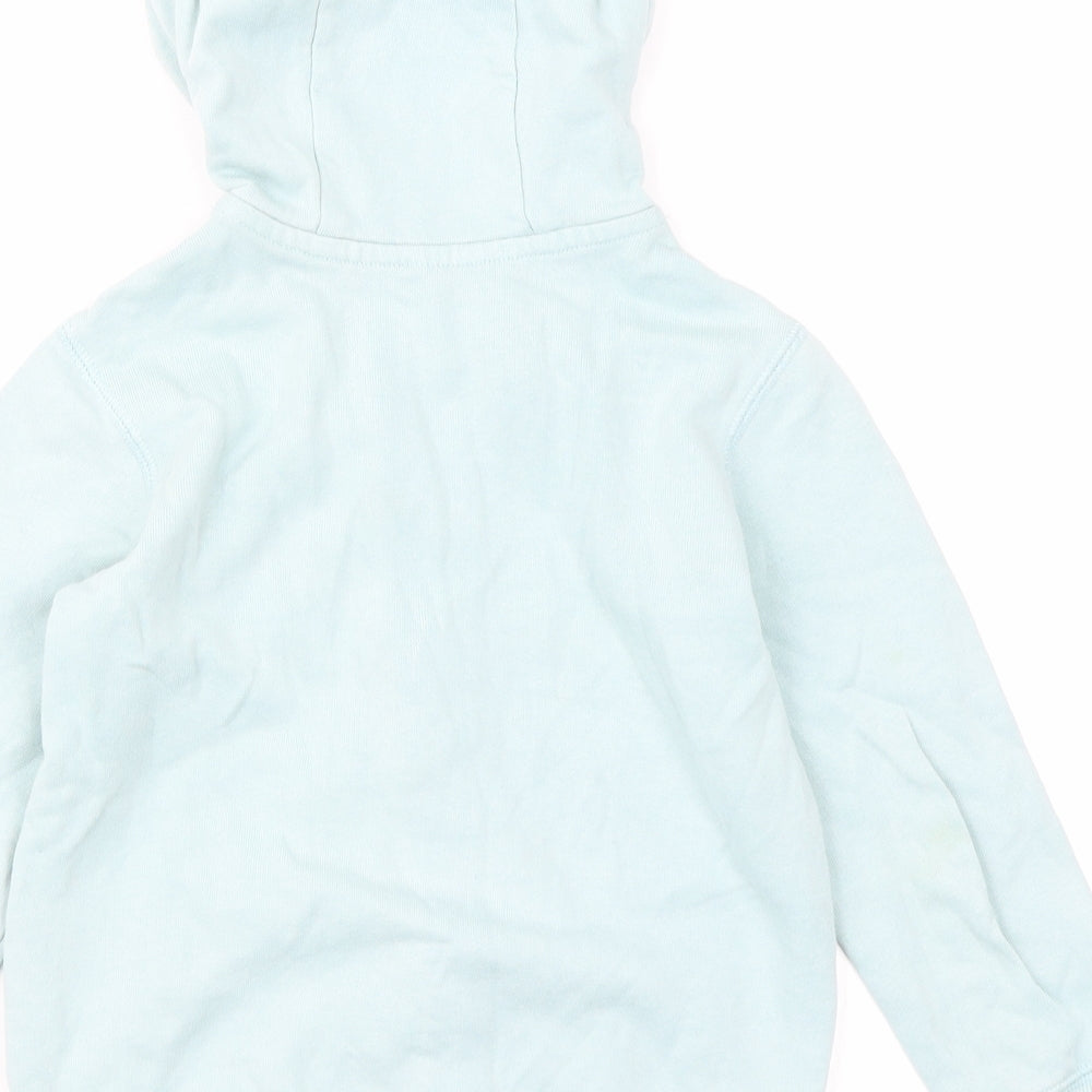 H&M Girls Blue   Full Zip Hoodie Size 2 Years
