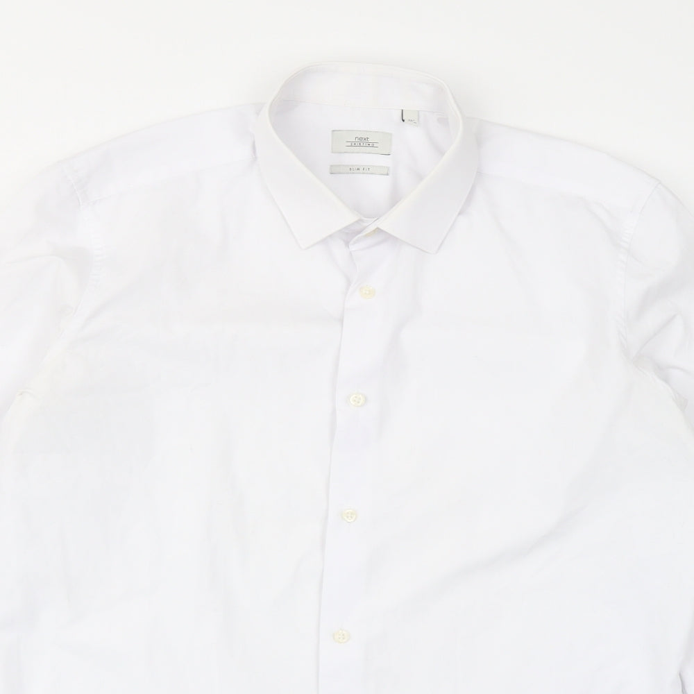 NEXT Mens White    Dress Shirt Size 16