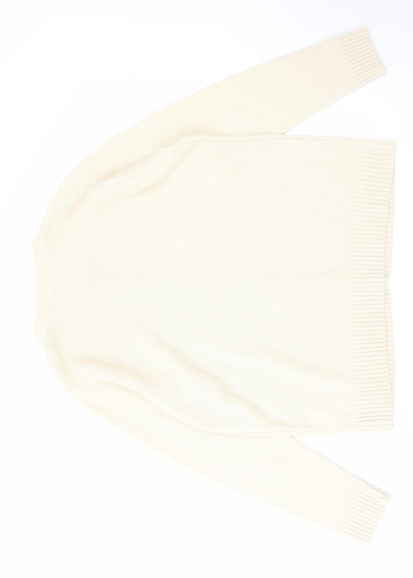 Honor Millburn Womens Ivory  Knit Cardigan Jumper Size L