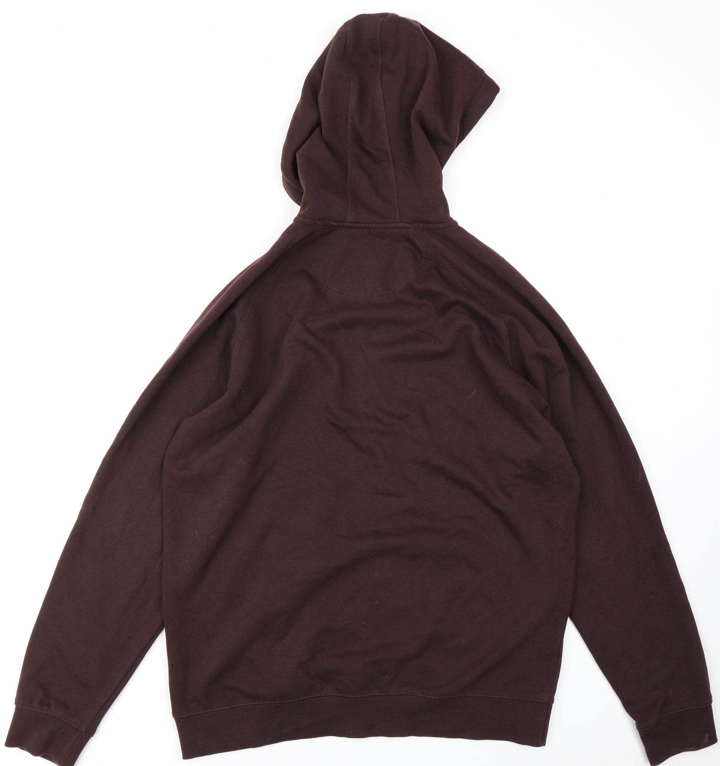 TU Mens Brown   Full Zip Hoodie Size L