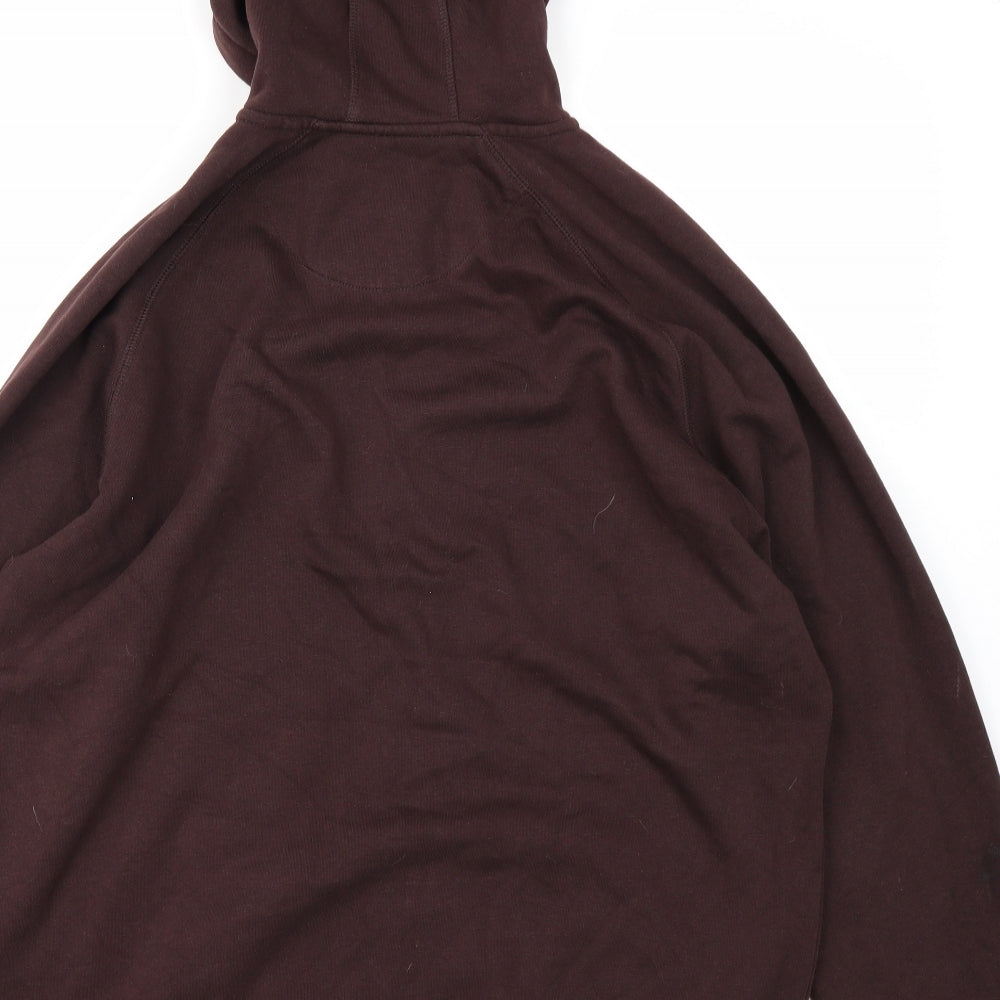 TU Mens Brown   Full Zip Hoodie Size L