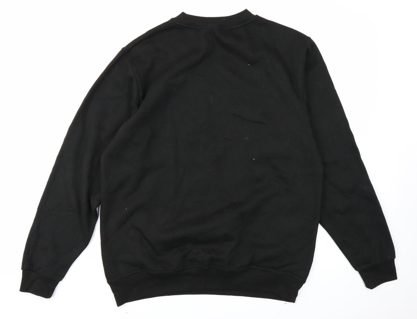 Peacocks Womens Black   Pullover Sweatshirt Size M