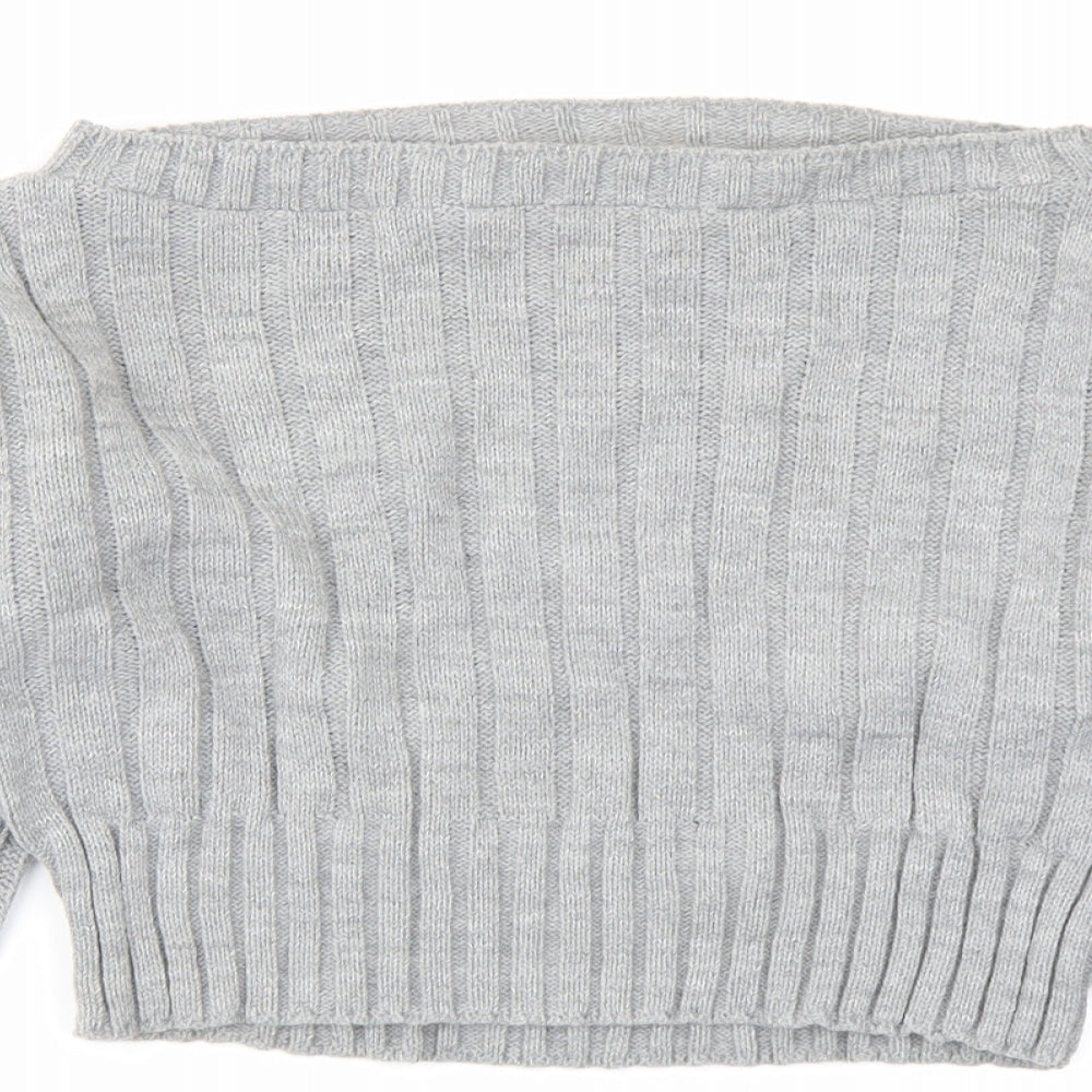 Preworn Womens Grey   Pullover Jumper Size M  - cropped
