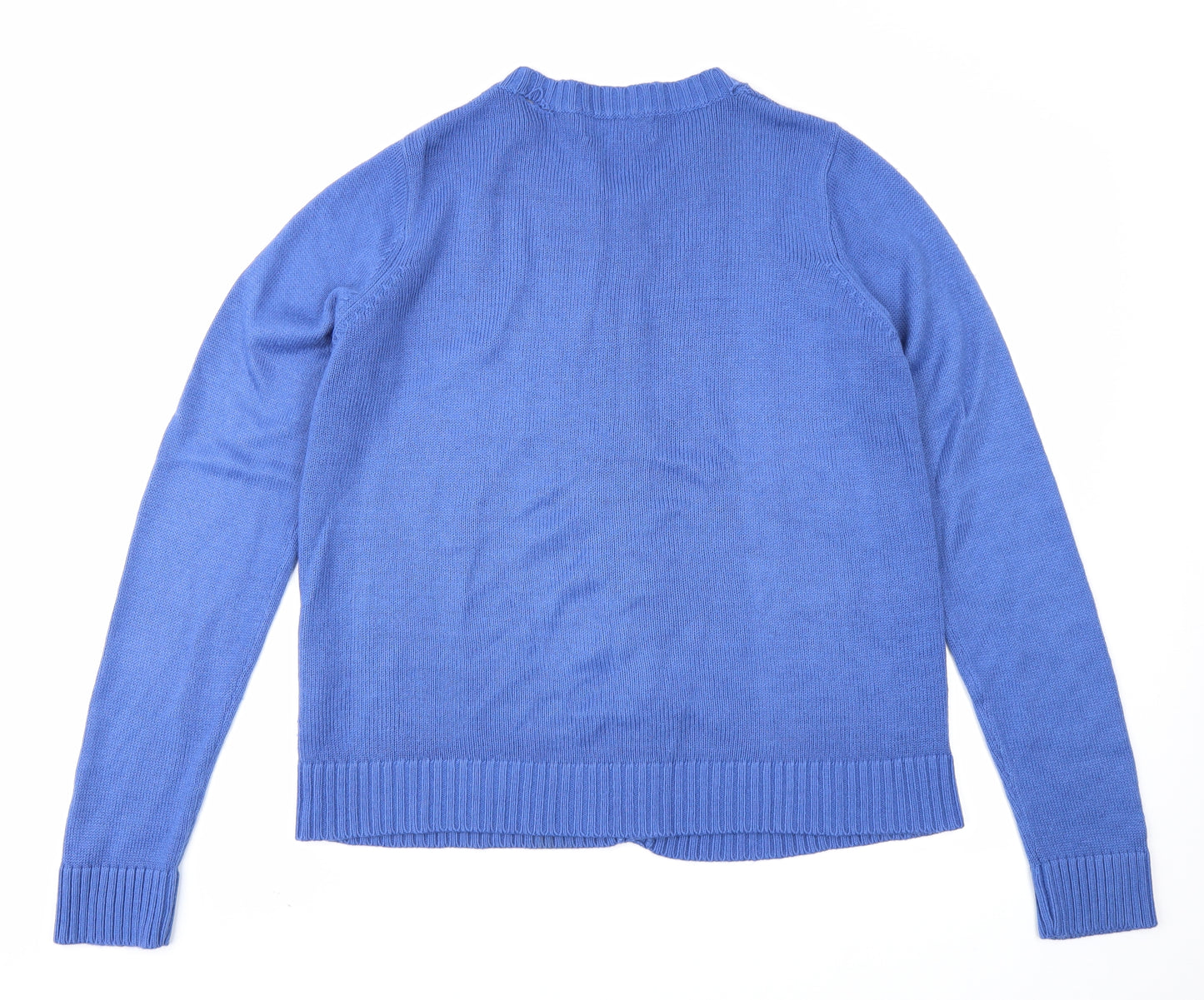 Honor Millburn Womens Blue  Knit Cardigan Jumper Size S