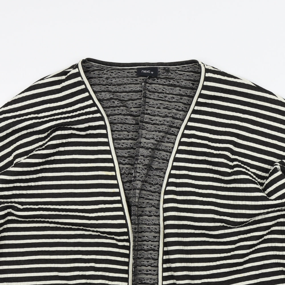 NEXT Womens Black Striped  Jacket  Size 22