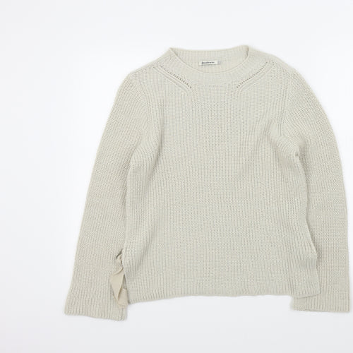 stadivarius Womens Beige   Pullover Jumper Size M  - open sides