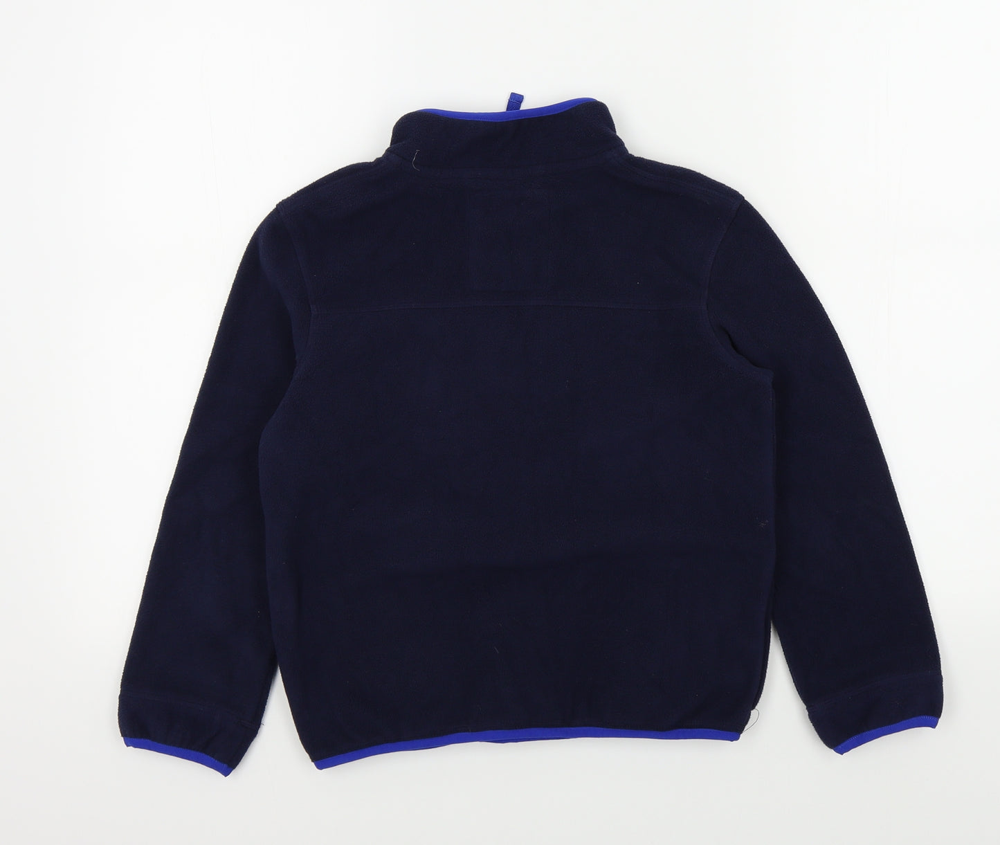 M&S Boys Blue Colourblock  Pullover Jumper Size 10 Years