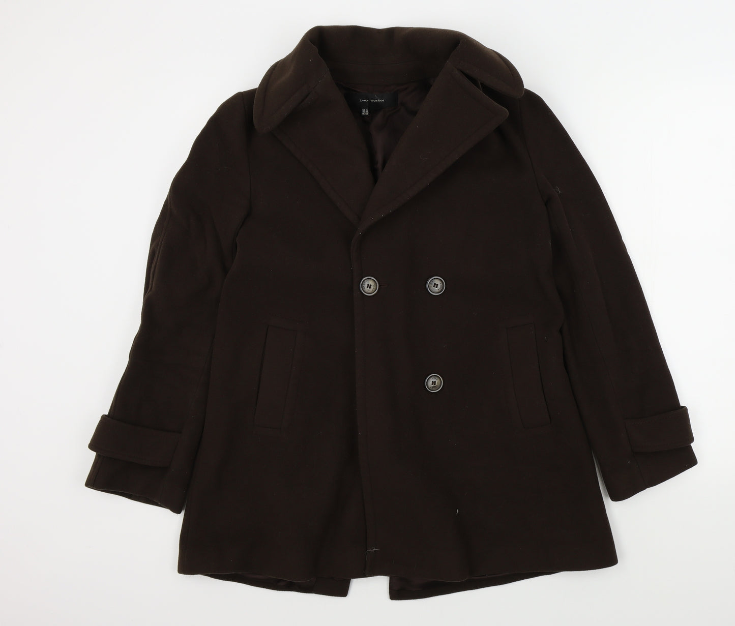Zara Womens Brown   Jacket Coat Size M