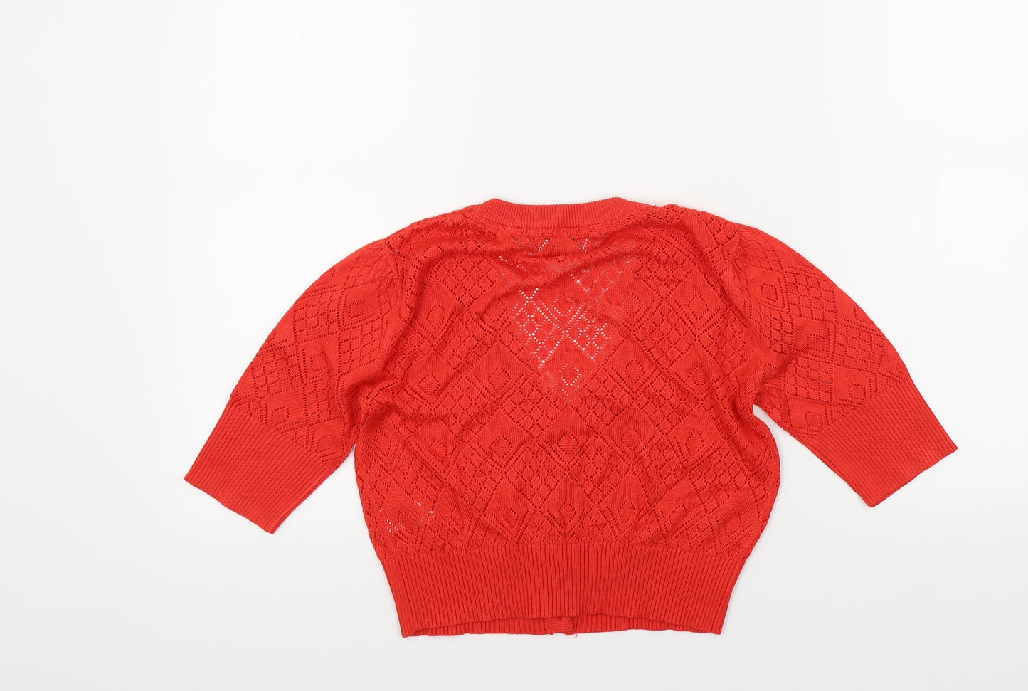 Papaya Womens Orange   Cardigan Jumper Size 8