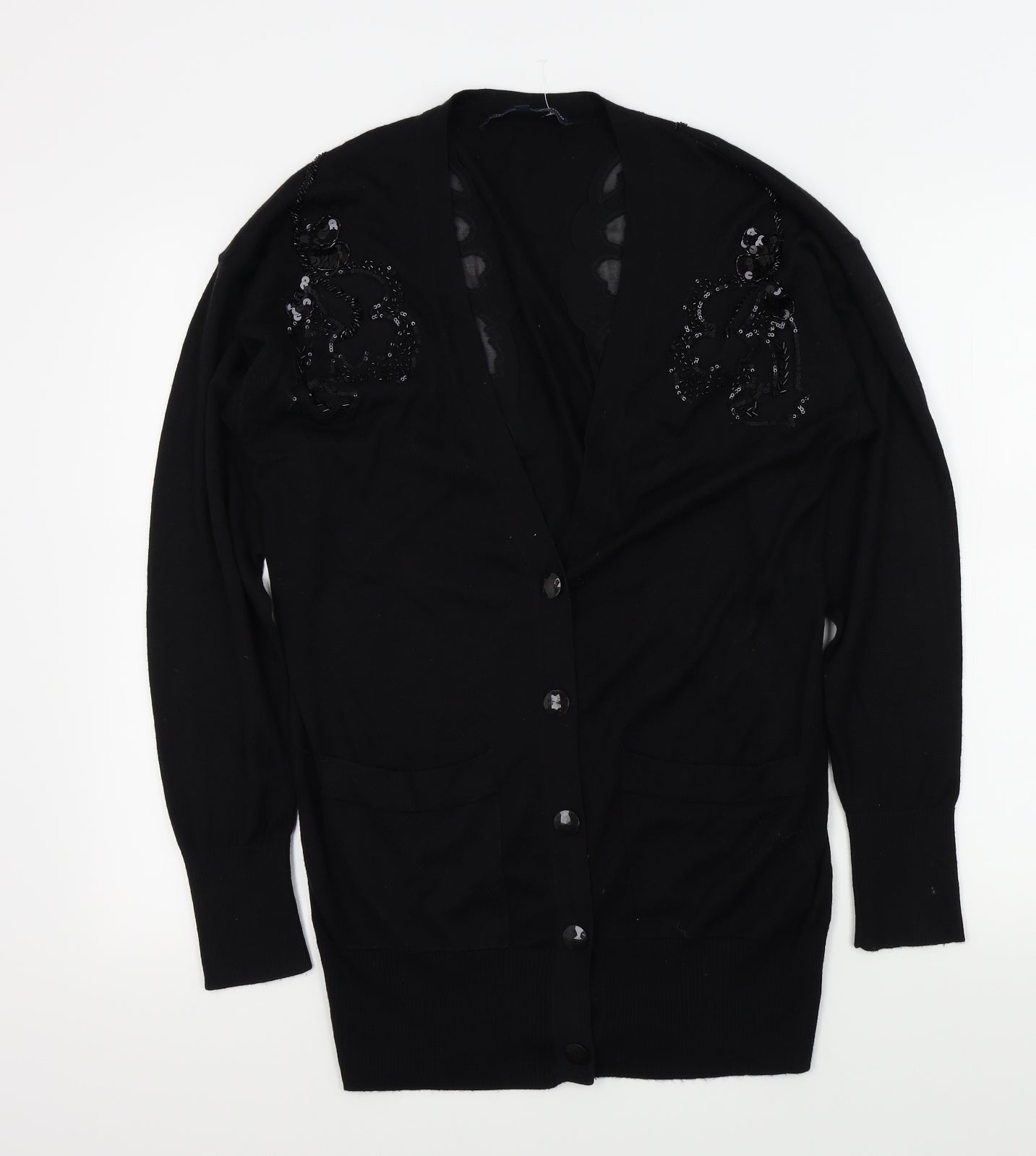 French Connection Womens Black   Cardigan Jumper Size S