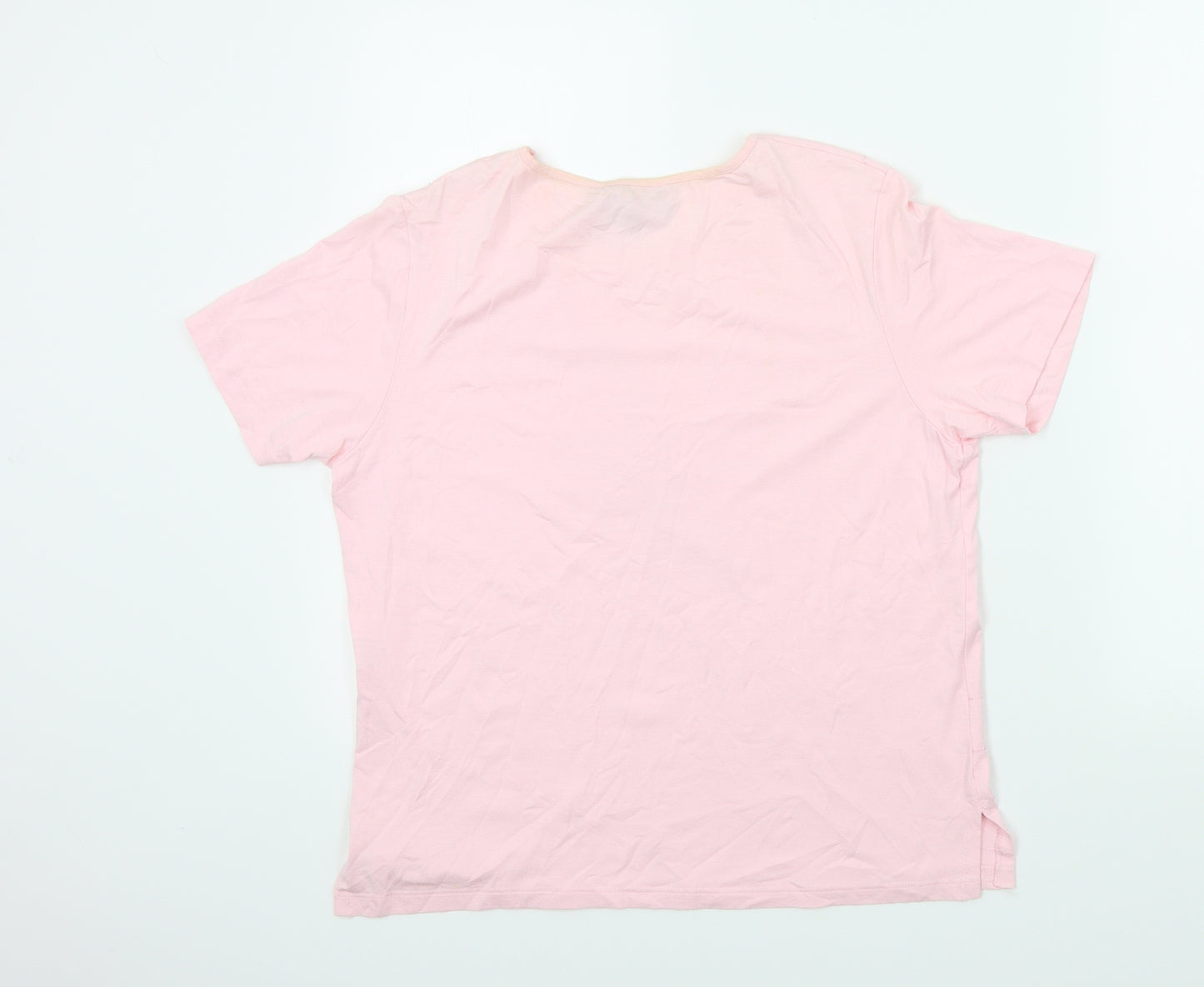 casamia Womens Pink   Basic T-Shirt Size M