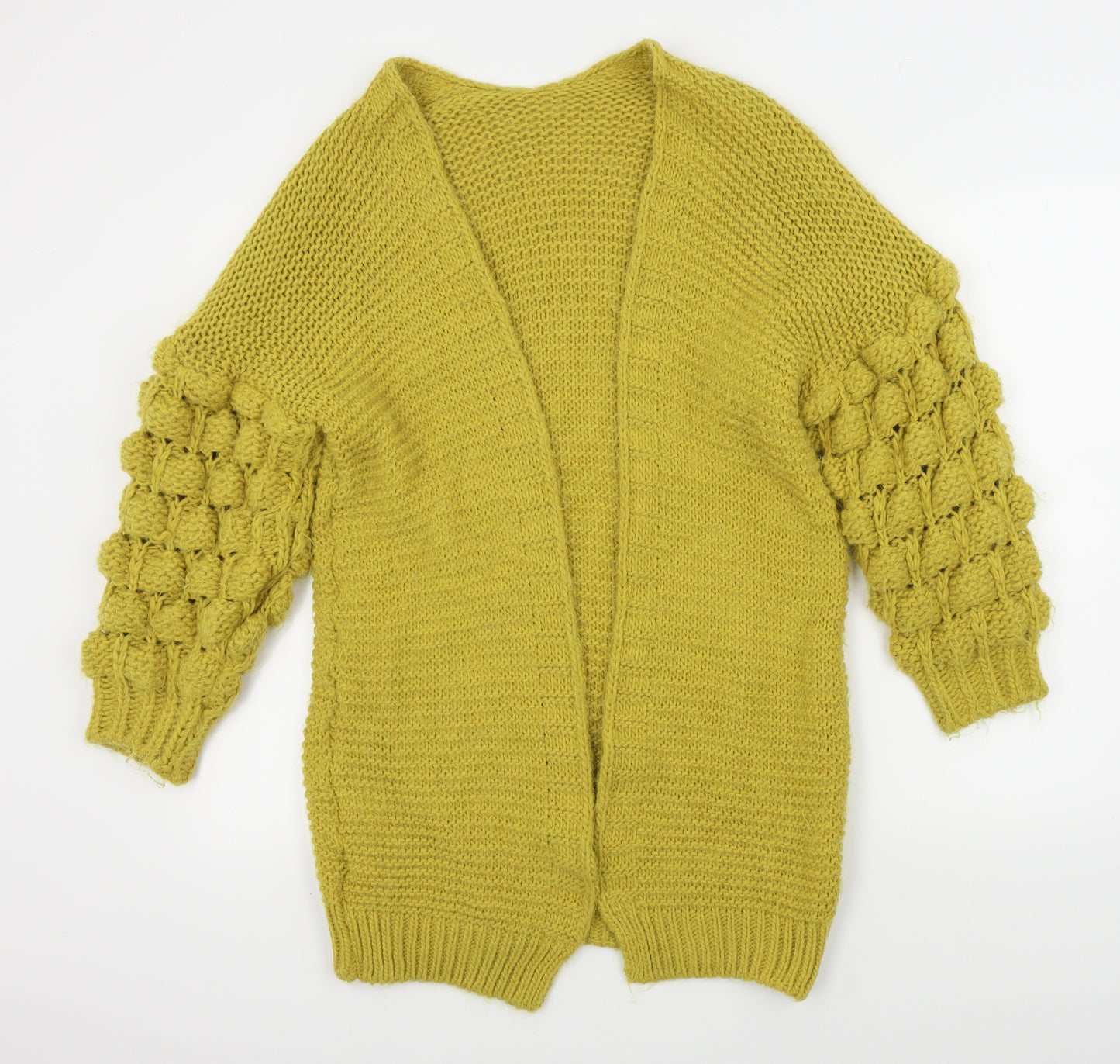 Preworn Womens Yellow   Cardigan Jumper Size M