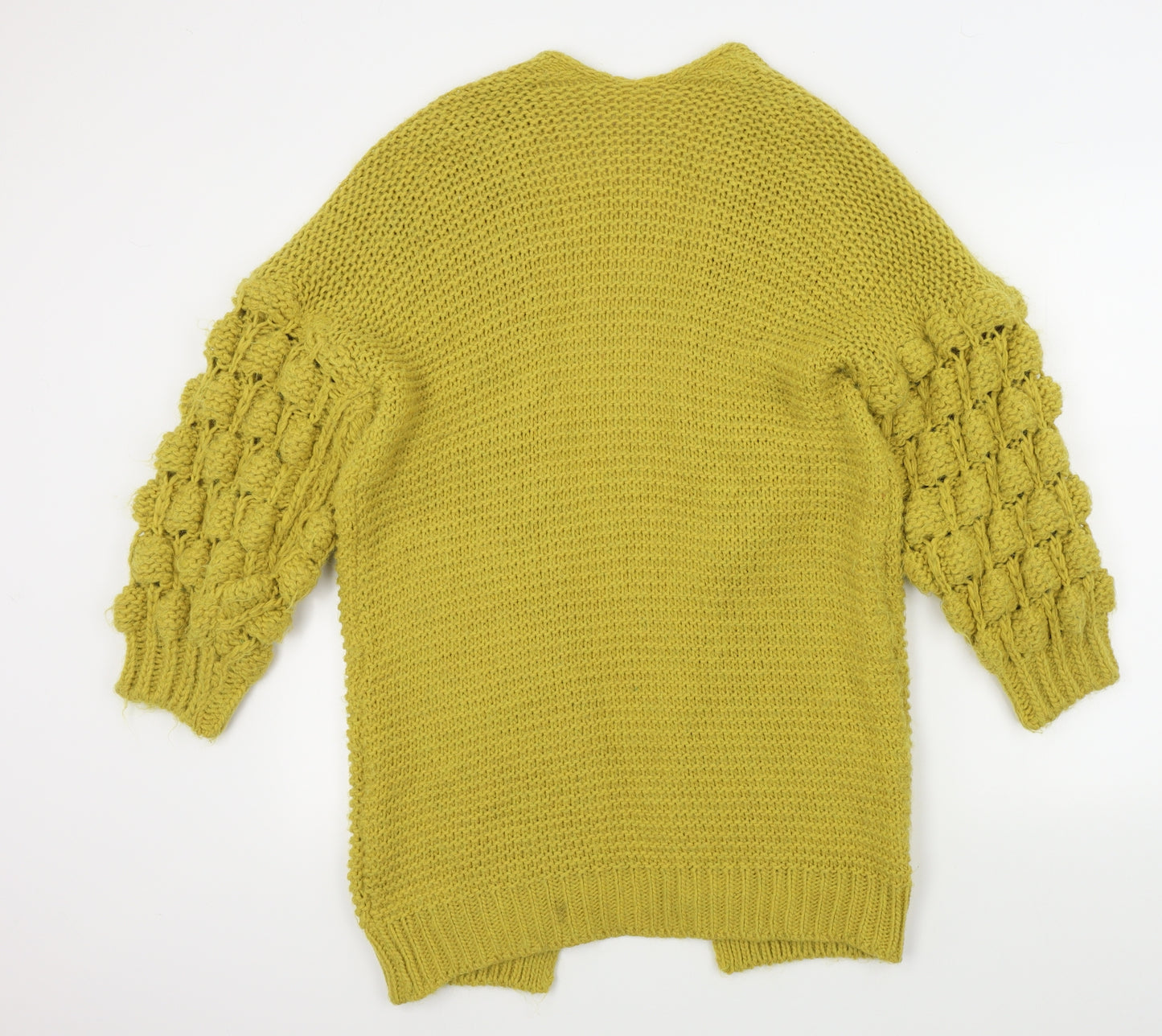 Preworn Womens Yellow   Cardigan Jumper Size M