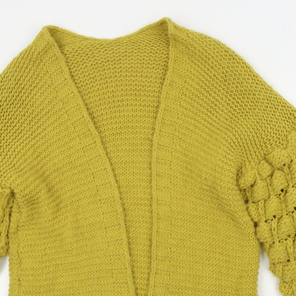 Preworn Womens Yellow   Cardigan Jumper Size M