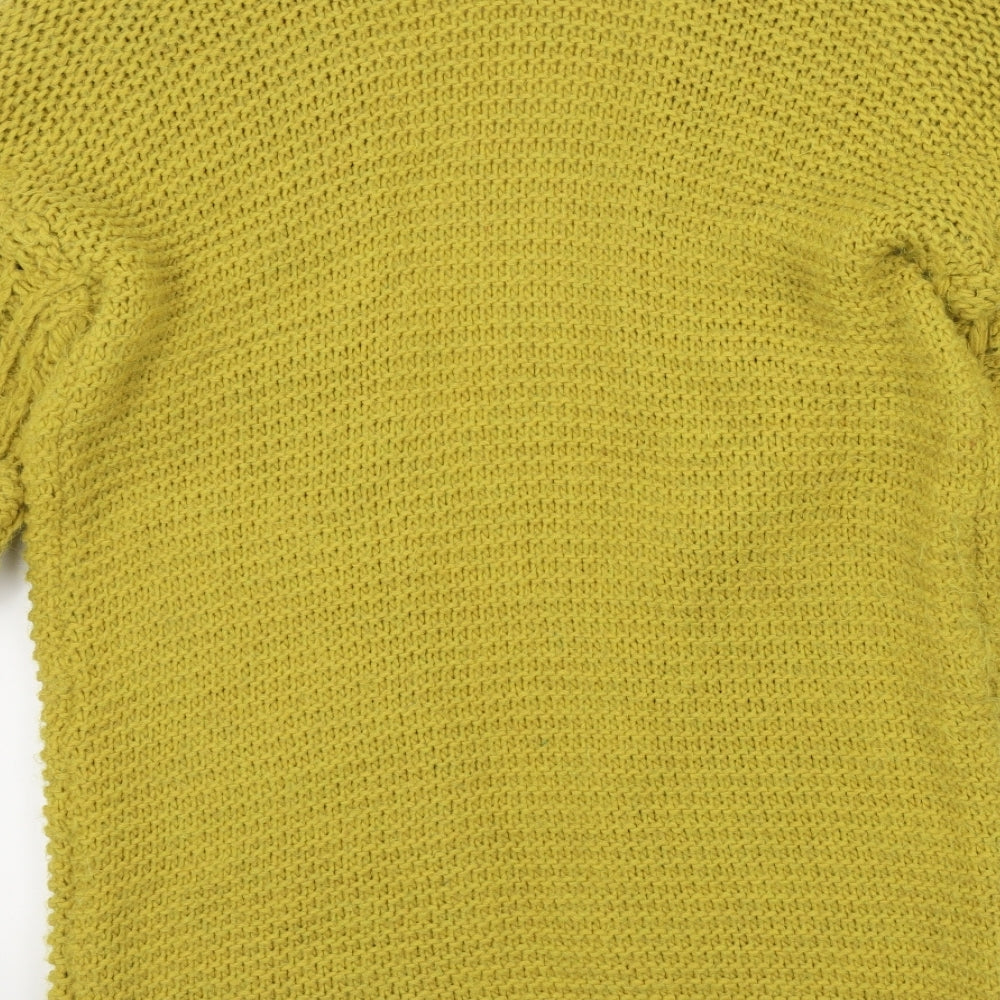 Preworn Womens Yellow   Cardigan Jumper Size M