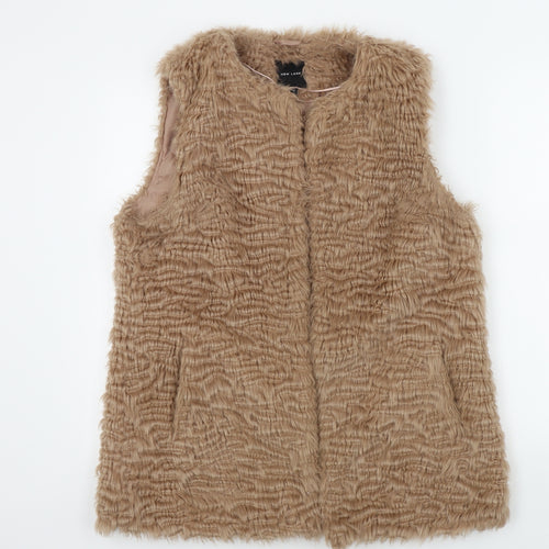 New Look Womens Brown   Jacket Waistcoat Size 14