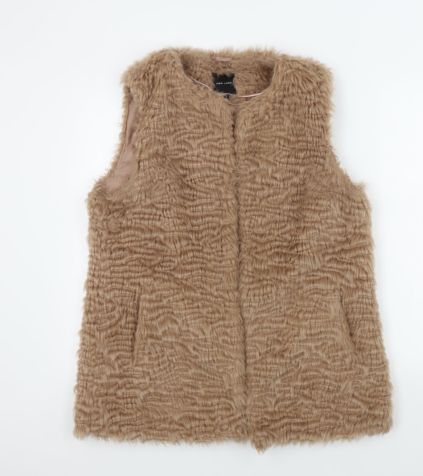 New Look Womens Brown   Jacket Waistcoat Size 14