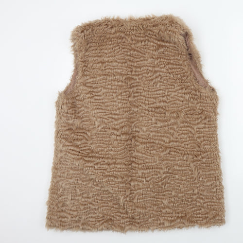 New Look Womens Brown   Jacket Waistcoat Size 14