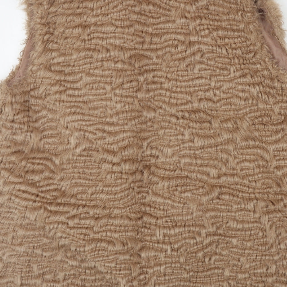 New Look Womens Brown   Jacket Waistcoat Size 14