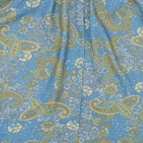 DMART Womens Blue Paisley  Flare Skirt Size M
