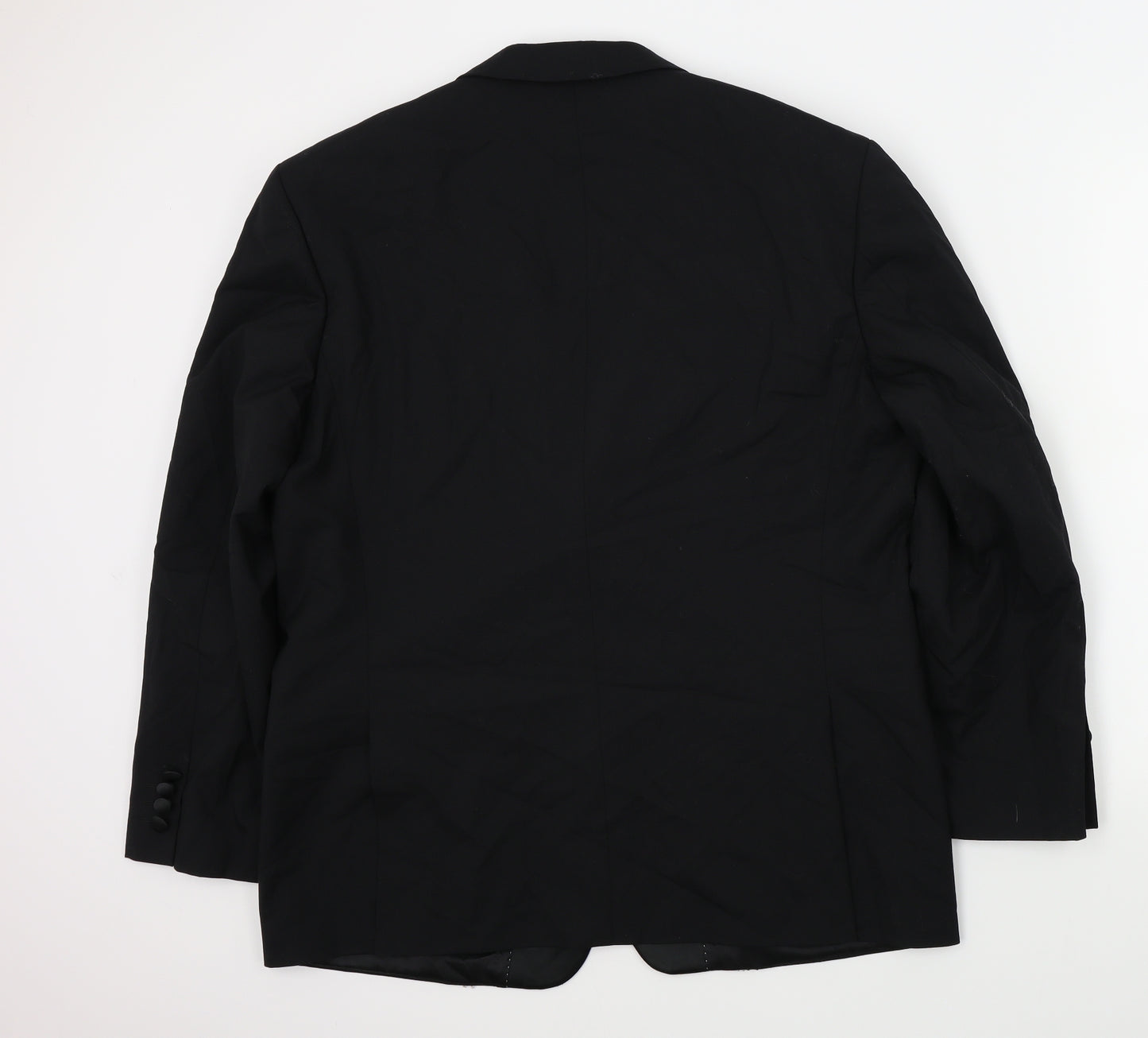 Moss Bros Mens Black   Jacket Blazer Size 46