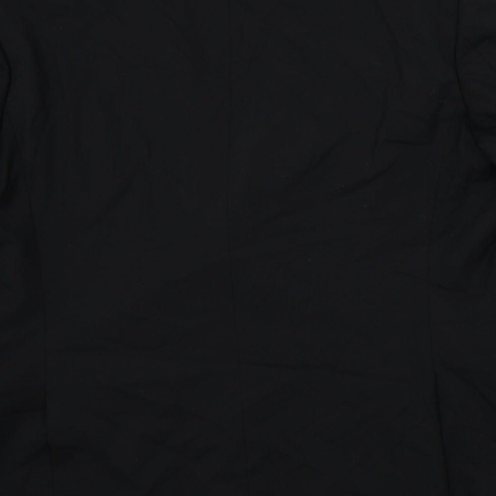 Moss Bros Mens Black   Jacket Blazer Size 46