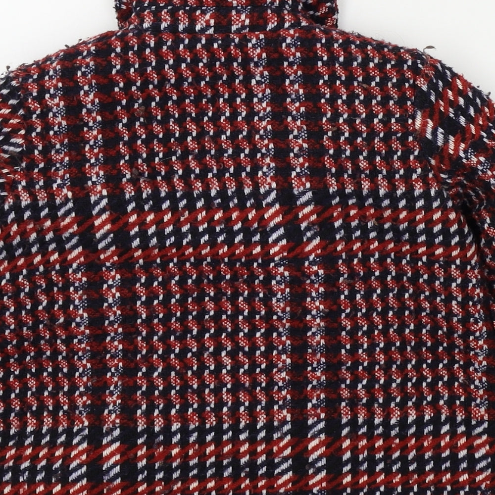 NEXT Baby Red Geometric  Basic Coat Coat Size 18-24 Months