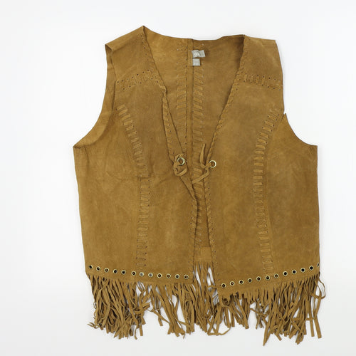 ASOS Womens Brown   Jacket Waistcoat Size 16
