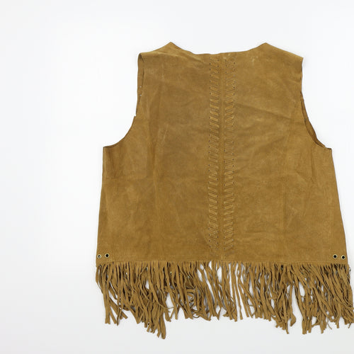 ASOS Womens Brown   Jacket Waistcoat Size 16