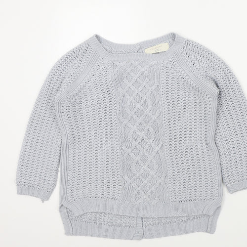 Zara Womens Blue   Pullover Jumper Size M