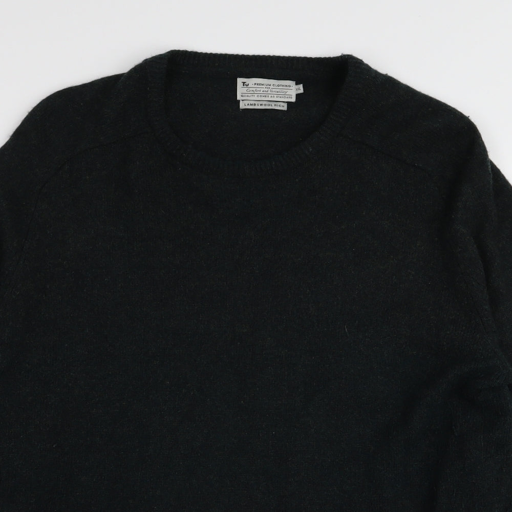 TU Mens Green   Pullover Jumper Size 2XL