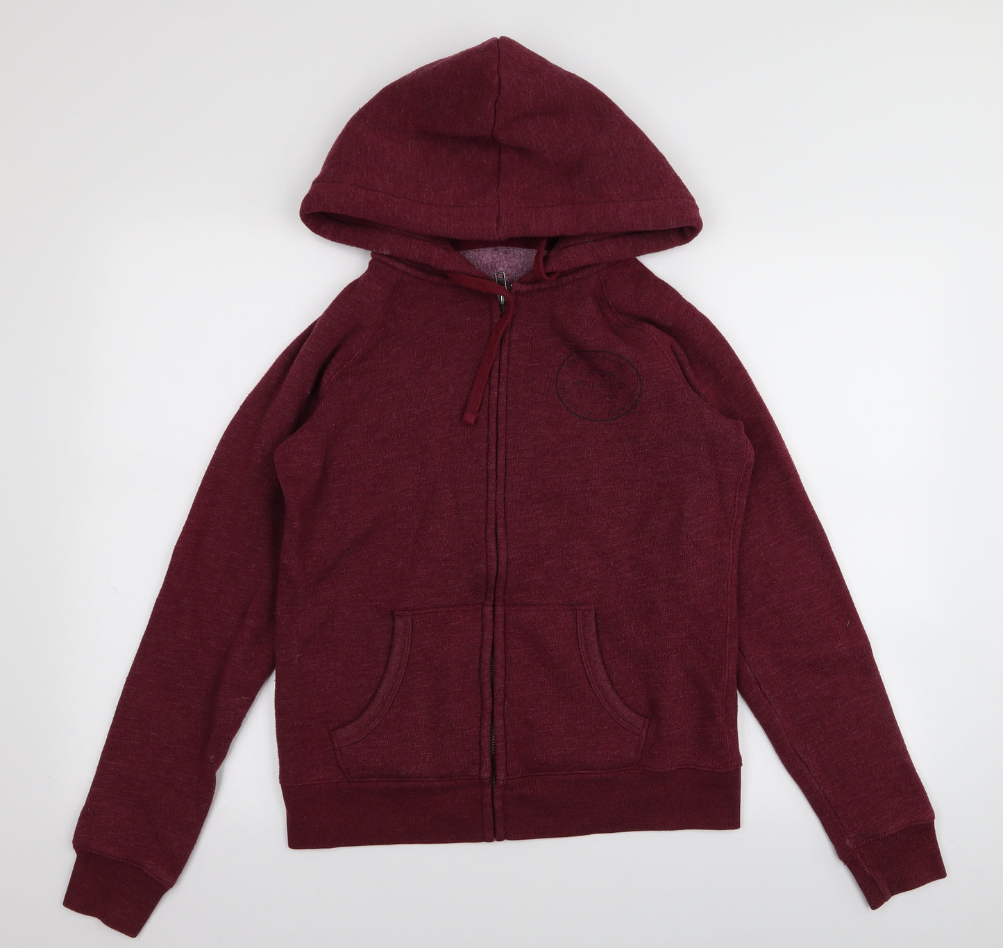 Jack Wills Womens Red   Full Zip Jumper Size 12