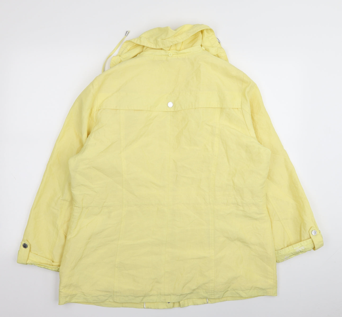 Per Una Womens Yellow   Jacket Coat Size 16