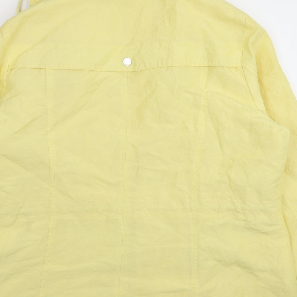 Per Una Womens Yellow   Jacket Coat Size 16