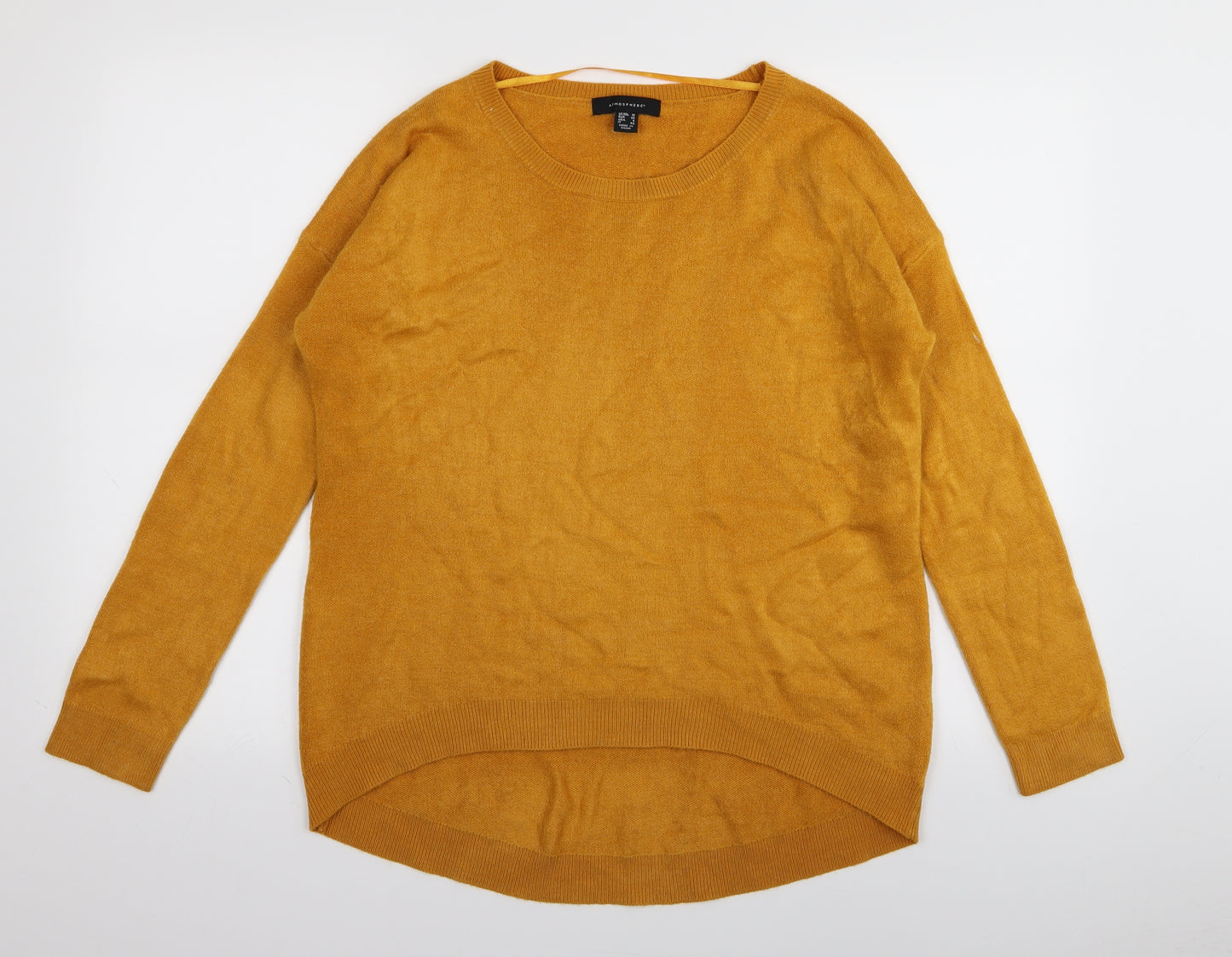 Primark Womens Yellow   Pullover Jumper Size 10