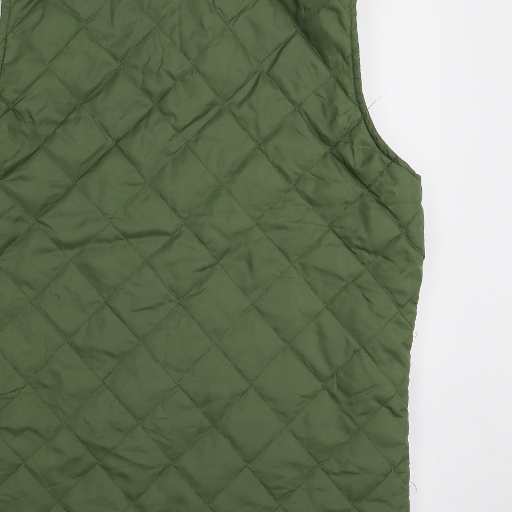 Citizen Mens Green Argyle/Diamond  Gilet Coat Size M