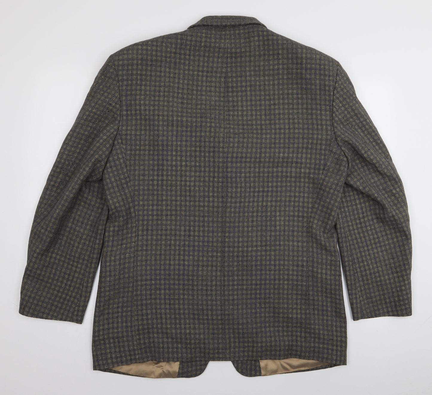 Charly's Company Mens Grey Houndstooth  Jacket Blazer Size 42