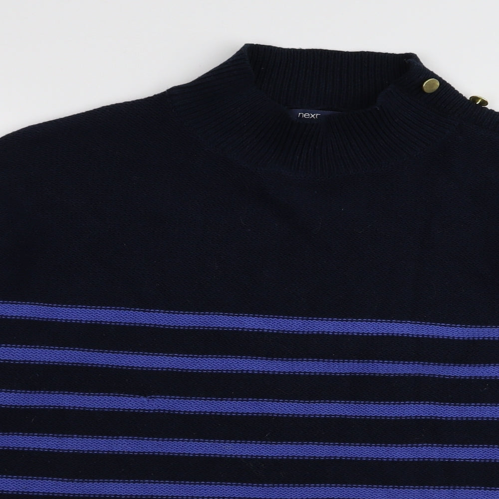 NEXT Womens Blue Striped  Pullover Jumper Size 18