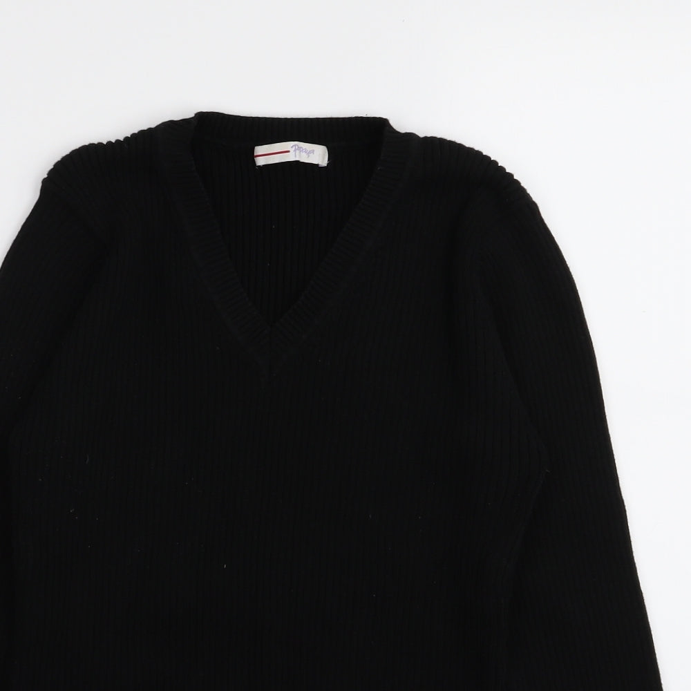 Papaya Womens Black   Pullover Jumper Size 14