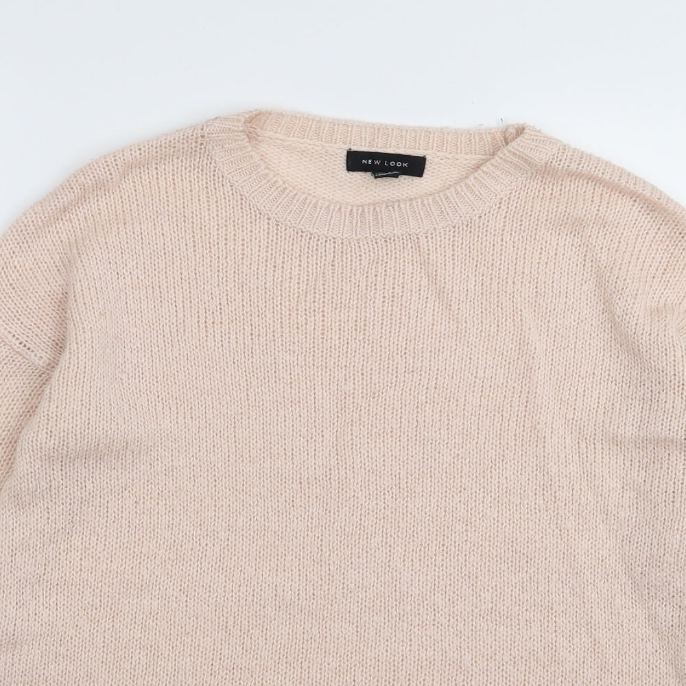 New Look Womens Pink   Pullover Jumper Size S