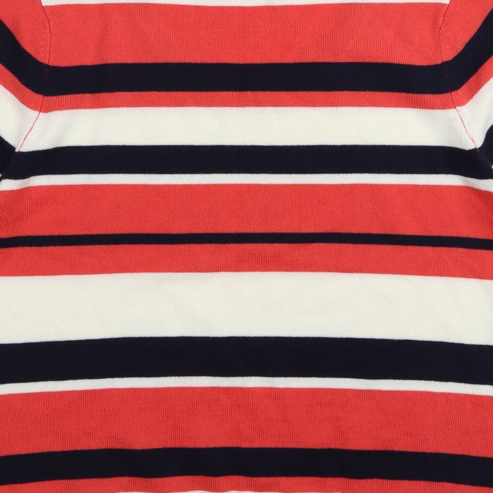 Papaya Womens Multicoloured Striped  Basic T-Shirt Size 14
