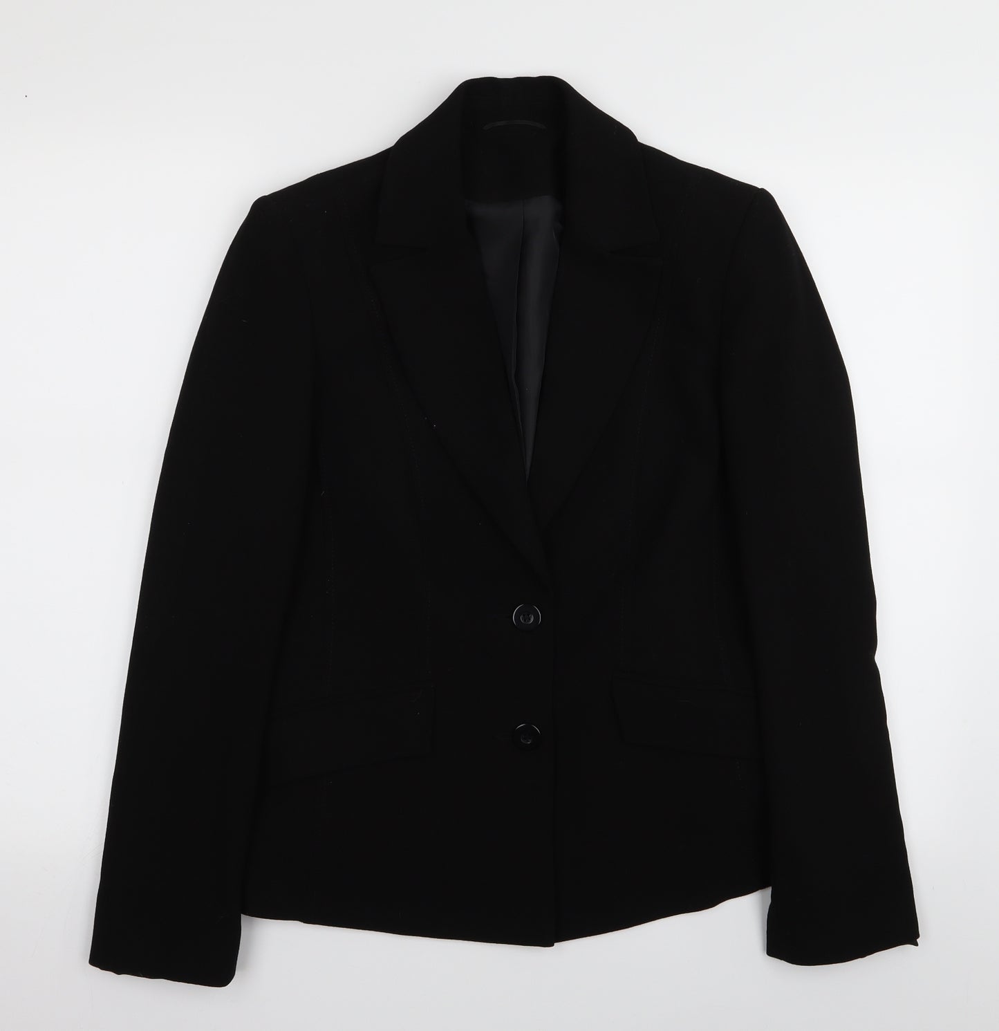 Preworn Womens Black   Jacket Blazer Size 12