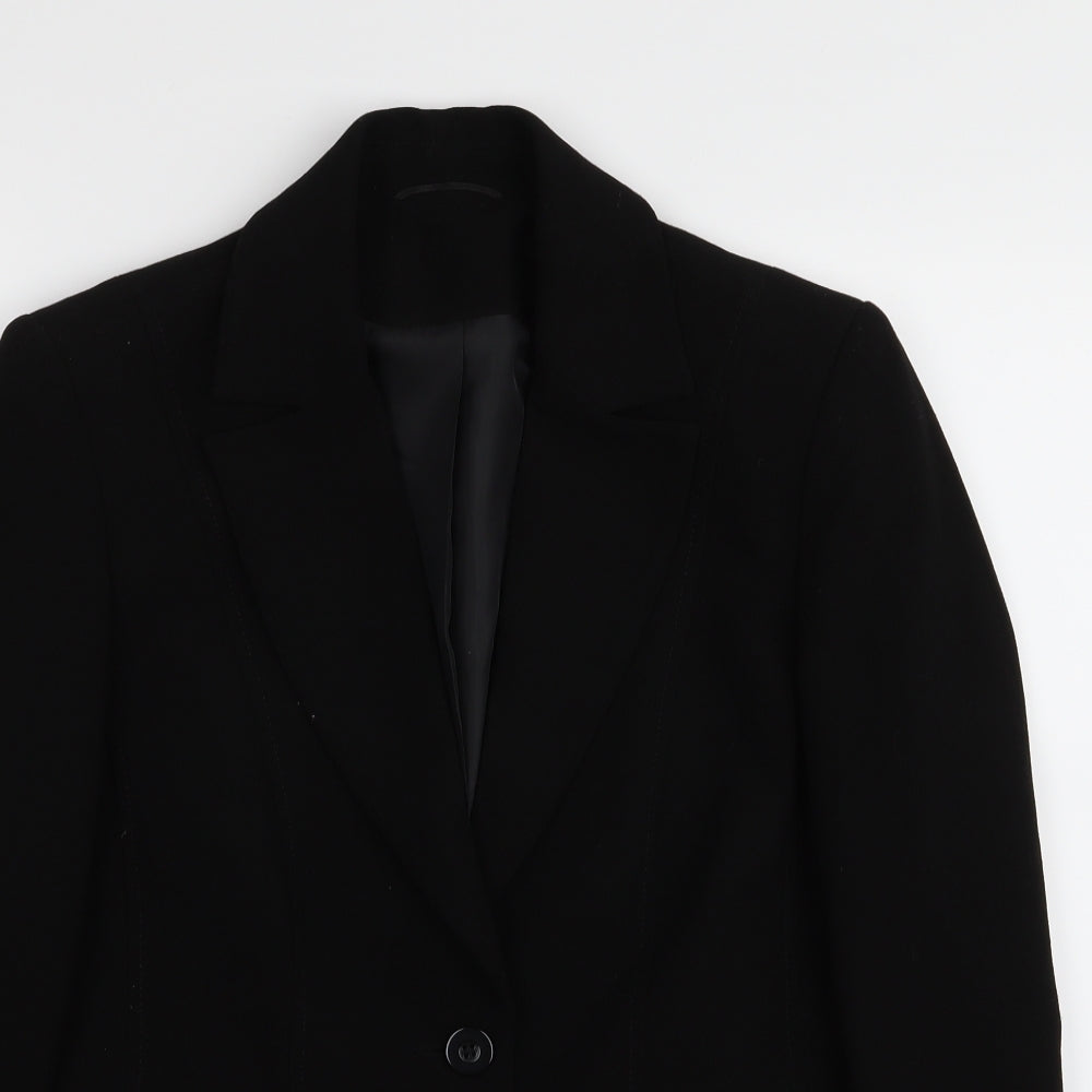 Preworn Womens Black   Jacket Blazer Size 12