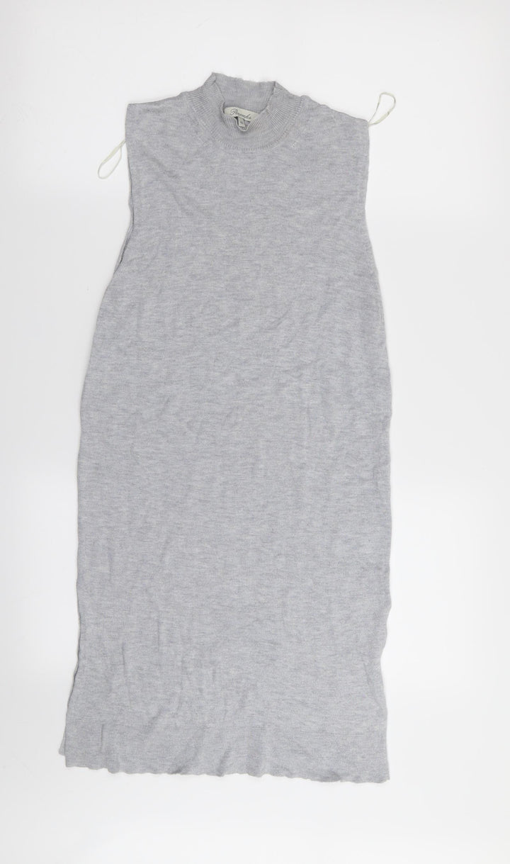 Peacocks Womens Grey Pencil Dress Size 10