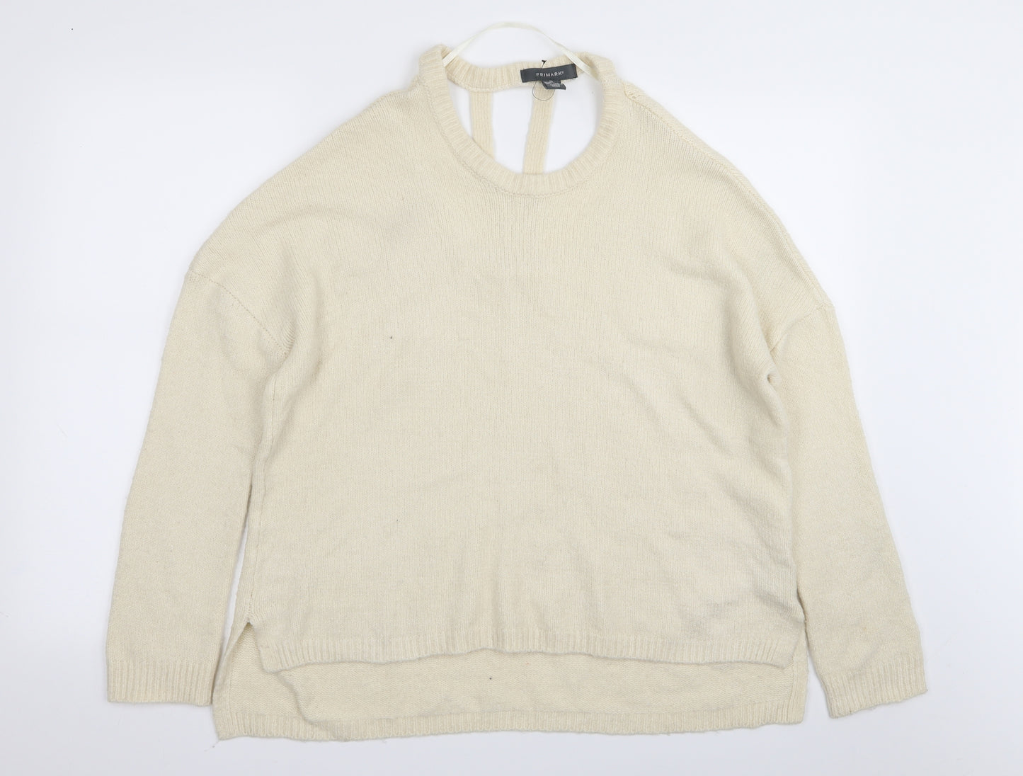 Primark Womens Beige   Pullover Jumper Size 10