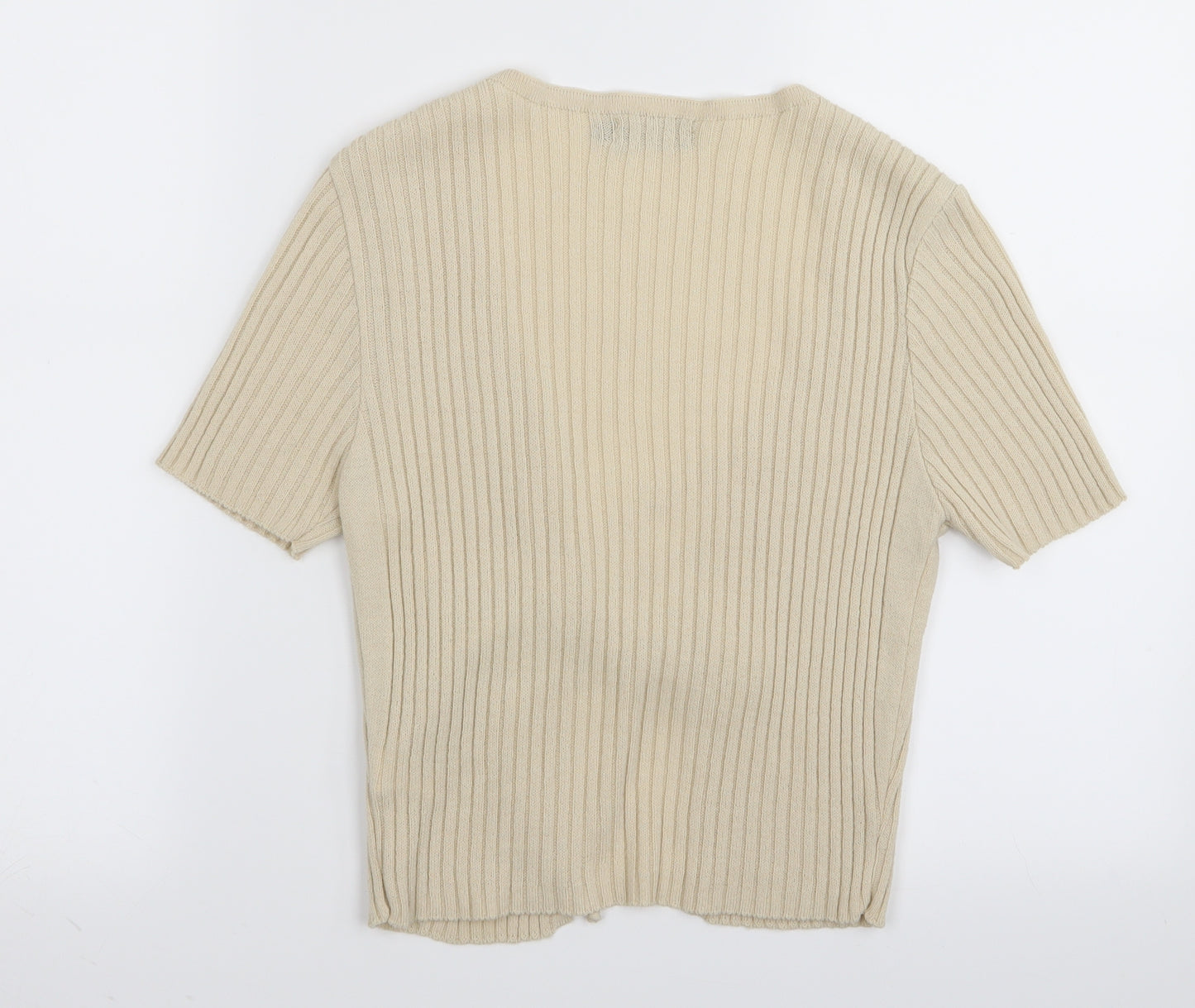 PLT Womens Beige   Cardigan Jumper Size M